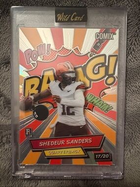 Series Shedeur Sanders Football Card - White/Orange. Awesome card 🔥